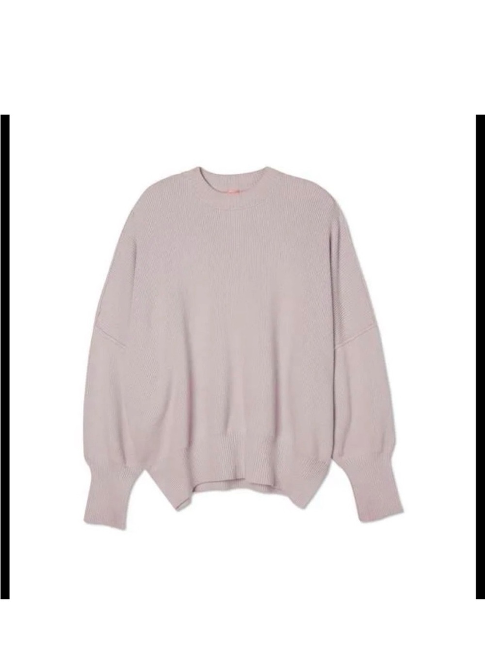 Free people easy street tunic sweater extra small lavender